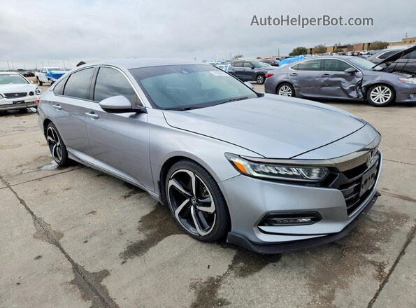 1HGCV1F39KA041988 2019 HONDA ACCORD Silver Front right