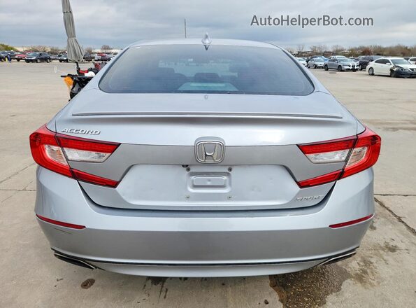 1HGCV1F39KA041988 2019 HONDA ACCORD Silver Rear view