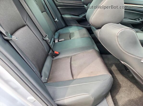 1HGCV1F39KA041988 2019 HONDA ACCORD Silver Rear seats view
