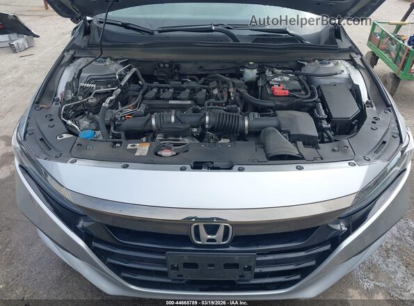 1HGCV1F39KA062291 2019 HONDA ACCORD Silver Rear view