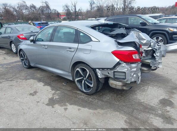 1HGCV1F39KA062291 2019 HONDA ACCORD Silver Rear left