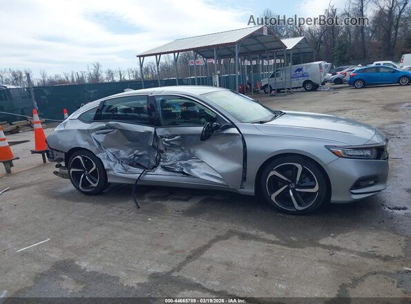 1HGCV1F39KA062291 2019 HONDA ACCORD Silver Rear interior view