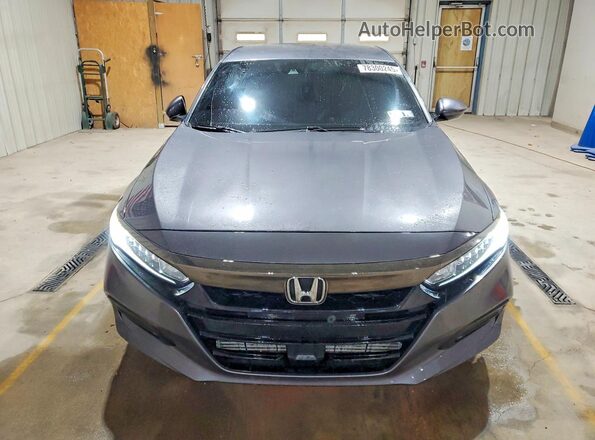 1HGCV1F3XKA144255 2019 HONDA ACCORD Серый 