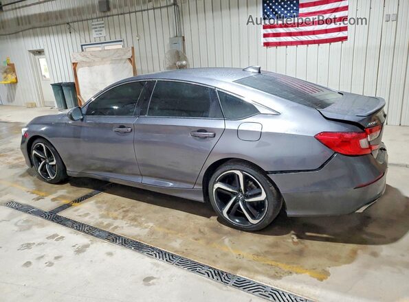 1HGCV1F3XKA144255 2019 HONDA ACCORD Серый 