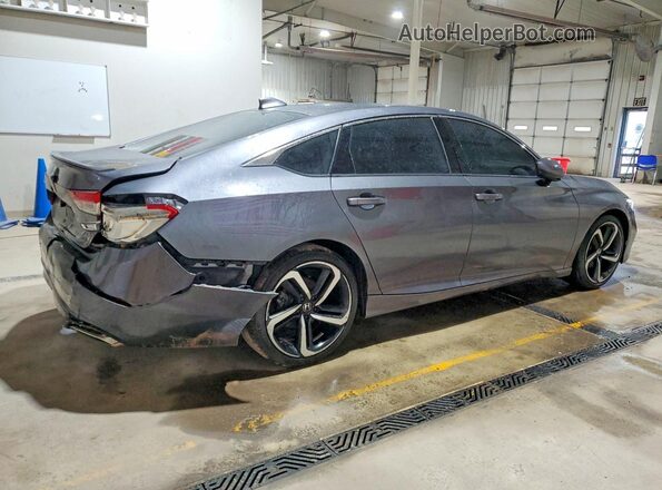 1HGCV1F3XKA144255 2019 HONDA ACCORD Серый 
