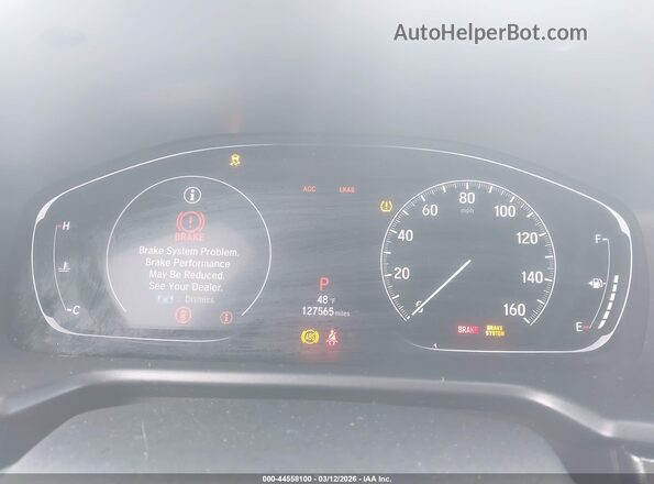 1HGCV1F3XLA028491 2020 HONDA ACCORD Black Widok tylnych siedzeń