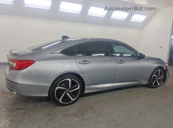 1HGCV1F3XMA075862 2021 HONDA ACCORD Silver Rear right