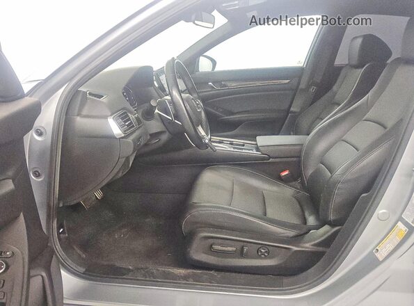 1HGCV1F3XMA075862 2021 HONDA ACCORD Silver Front interior view
