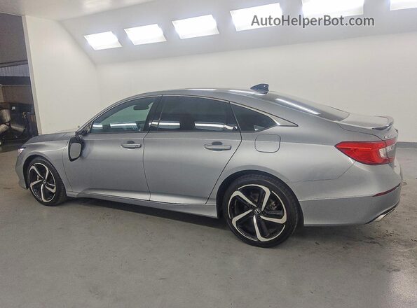 1HGCV1F3XMA075862 2021 HONDA ACCORD Silver Rear left