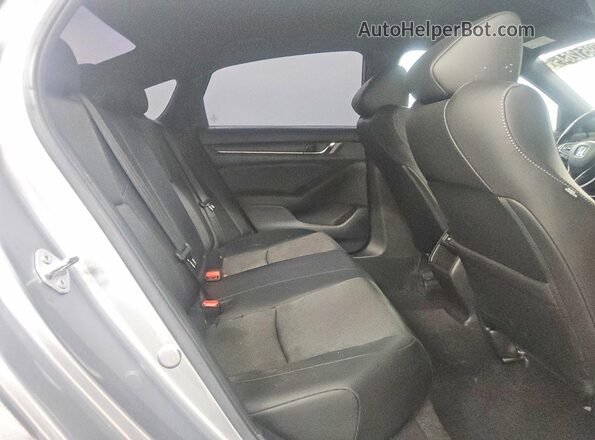 1HGCV1F3XMA075862 2021 HONDA ACCORD Silver Rear seats view