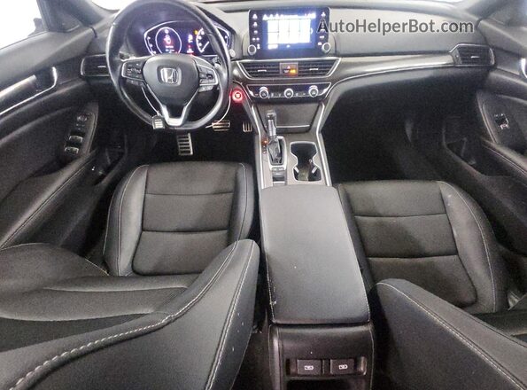 1HGCV1F3XMA075862 2021 HONDA ACCORD Silver Dashboard view