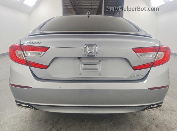 1HGCV1F3XMA075862 2021 HONDA ACCORD Silver Rear view