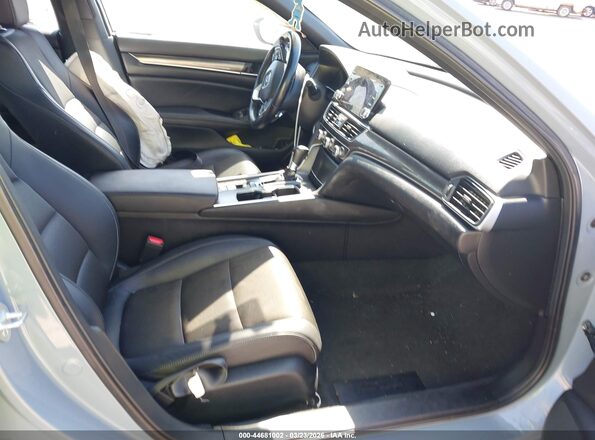 1HGCV1F3XNA124642 2022 HONDA ACCORD Blue Вид салону спереду