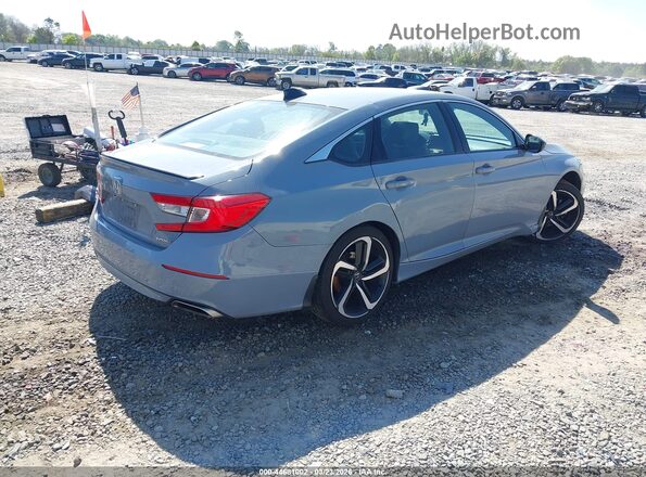 1HGCV1F3XNA124642 2022 HONDA ACCORD Blue Задня права чверть