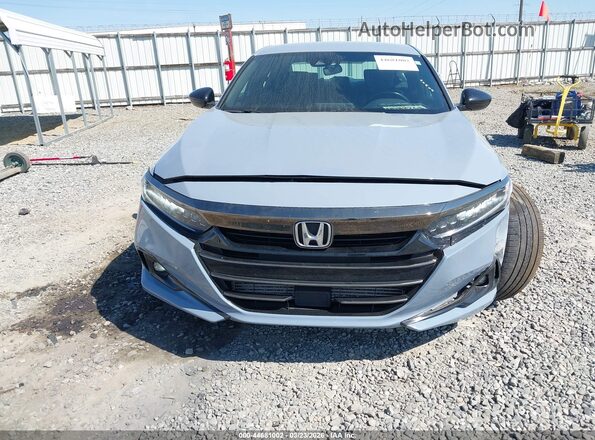 1HGCV1F3XNA124642 2022 HONDA ACCORD Blue Вид спереду