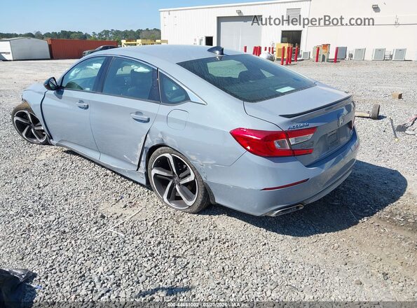 1HGCV1F3XNA124642 2022 HONDA ACCORD Blue Задня ліва чверть