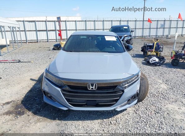 1HGCV1F3XNA124642 2022 HONDA ACCORD Blue Вид щитка приладів
