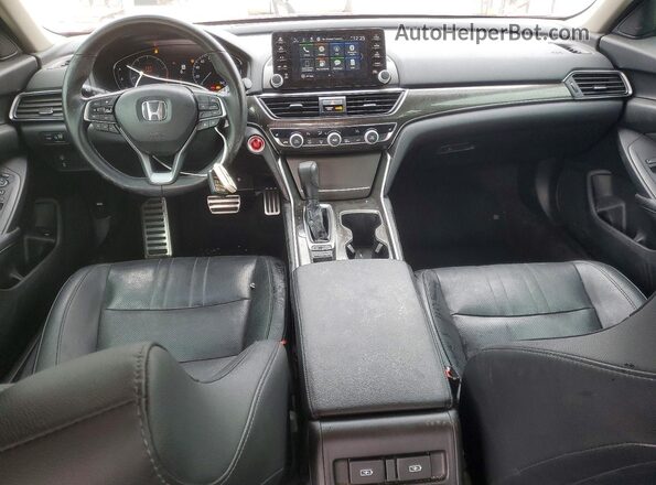 1HGCV1F40MA023374 2021 HONDA ACCORD Red Vista del salpicadero