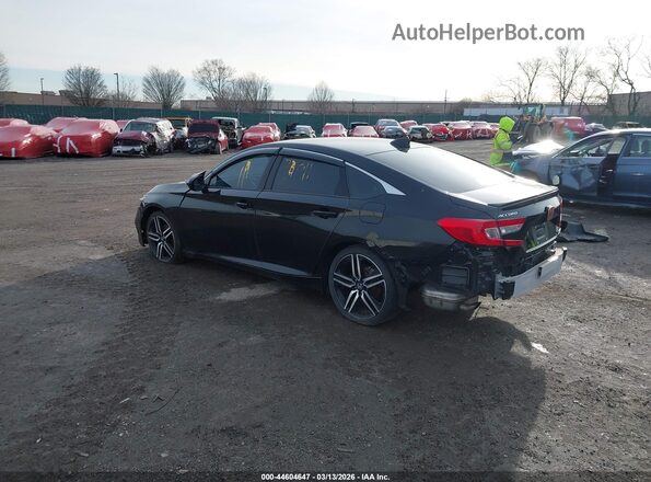 1HGCV1F41MA101886 2021 HONDA ACCORD Black 