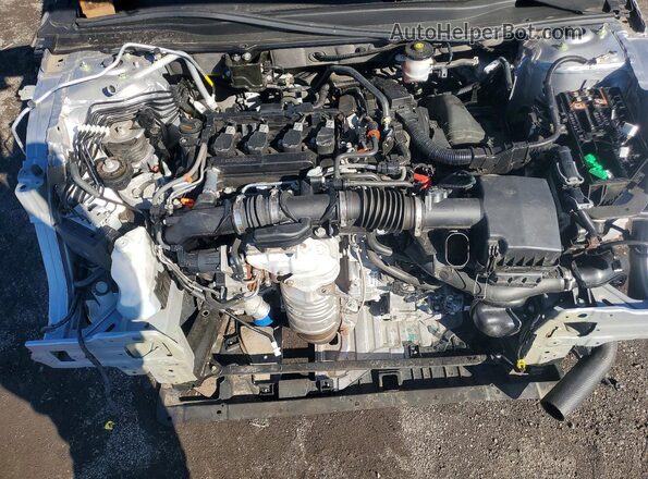 1HGCV1F43MA095380 2021 HONDA ACCORD Silver უკანა სალონის ხედი