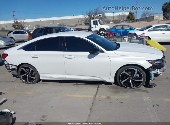 1HGCV1F44MA094397 2021 HONDA ACCORD White 360 interior view
