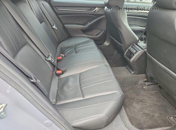 1HGCV1F45MA007834 2021 HONDA ACCORD Бирюзовый Вид задних сидений