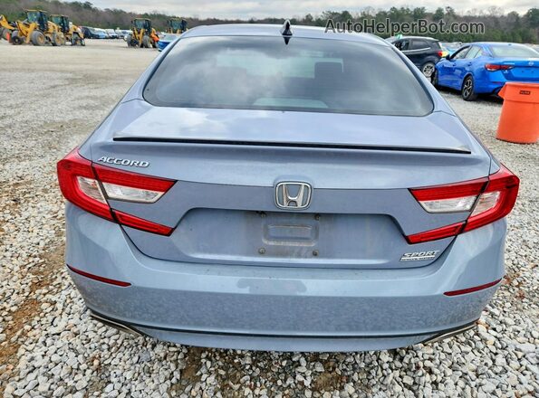 1HGCV1F45MA007834 2021 HONDA ACCORD Бирюзовый Вид сзади
