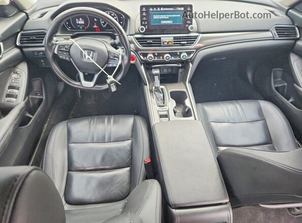 1HGCV1F45MA007834 2021 HONDA ACCORD Бирюзовый Вид панели приборов