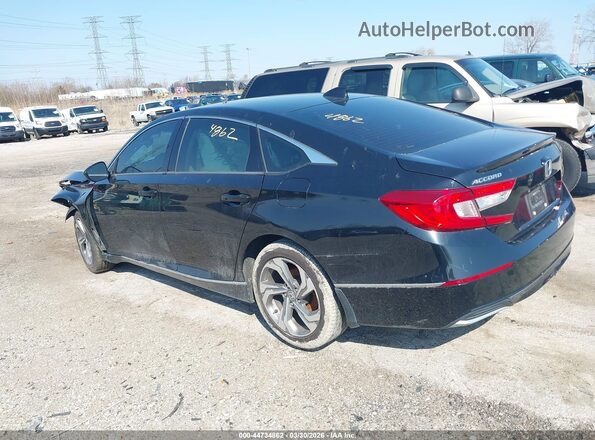 1HGCV1F48KA057107 2019 HONDA ACCORD Black Tył lewy