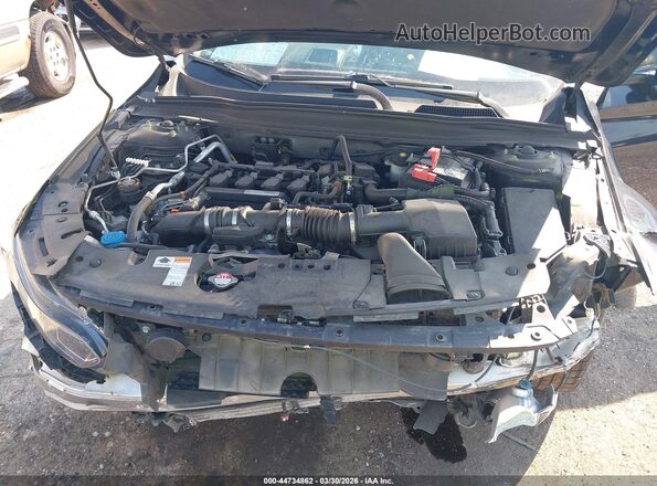 1HGCV1F48KA057107 2019 HONDA ACCORD Black Widok z tyłu