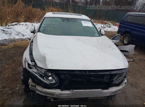 1HGCV1F4XLA070586 2020 HONDA ACCORD White Սալոնի հետևի տեսք