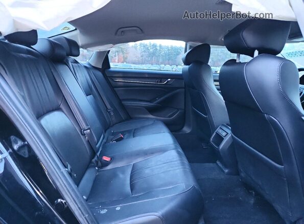 1HGCV1F4XMA071187 2021 HONDA ACCORD Black Вид задніх сидінь