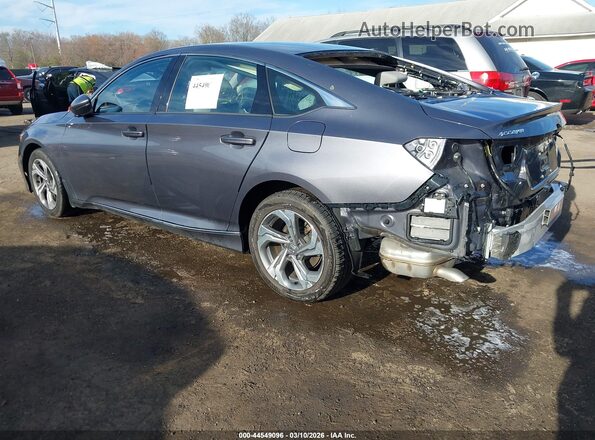 1HGCV1F51KA163343 2019 HONDA ACCORD Gray 