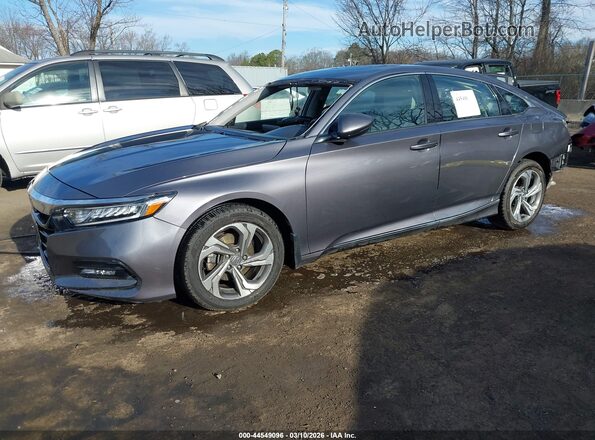 1HGCV1F51KA163343 2019 HONDA ACCORD Gray 