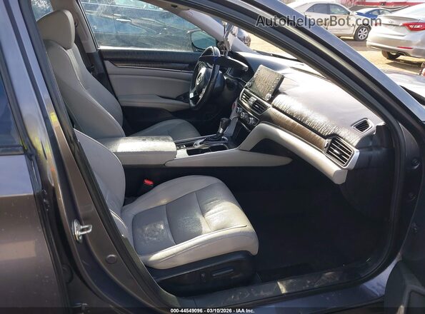 1HGCV1F51KA163343 2019 HONDA ACCORD Gray 