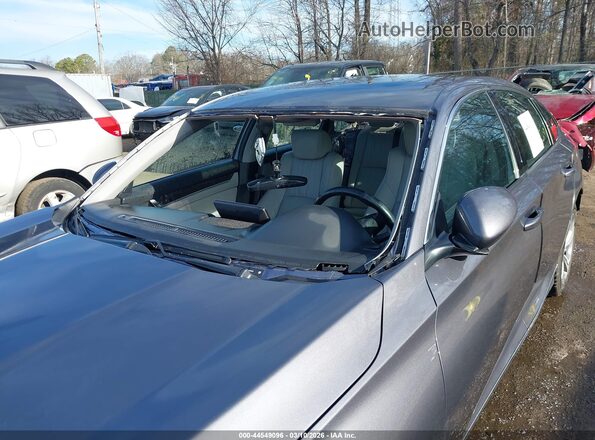 1HGCV1F51KA163343 2019 HONDA ACCORD Gray 