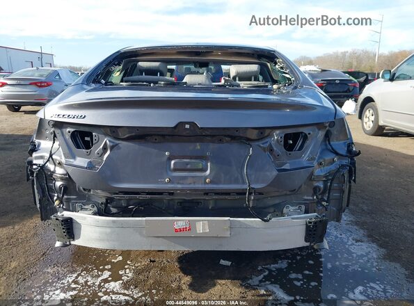 1HGCV1F51KA163343 2019 HONDA ACCORD Gray 