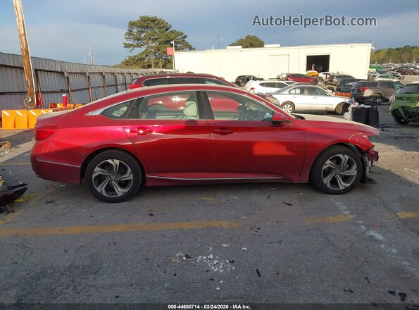 1HGCV1F57KA116401 2019 HONDA ACCORD Red Widok wnętrza z tyłu