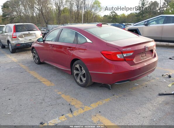 1HGCV1F57KA116401 2019 HONDA ACCORD Red Tył lewy