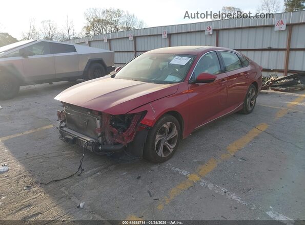 1HGCV1F57KA116401 2019 HONDA ACCORD Red Przód lewy