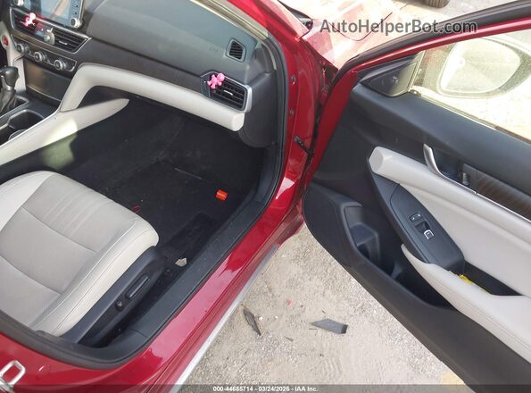 1HGCV1F57KA116401 2019 HONDA ACCORD Red Widok wnętrza z przodu