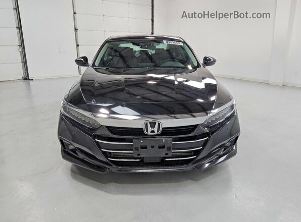 1HGCV1F58MA023647 2021 HONDA ACCORD Black Vista frontal