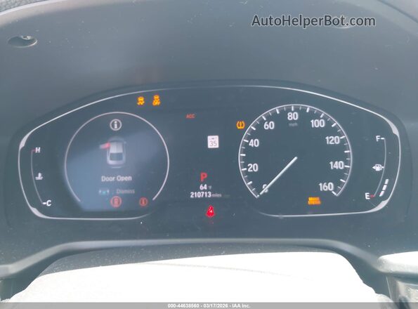 1HGCV1F9XJA045177 2018 HONDA ACCORD Белый Вид задних сидений