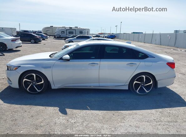 1HGCV1F9XJA045177 2018 HONDA ACCORD Белый Панорамный вид салона 360°