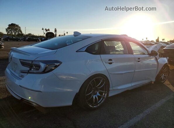 1HGCV2E36KA022807 2019 HONDA ACCORD White 