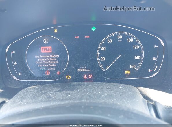 1HGCV2F30LA012502 2020 HONDA ACCORD Black უკანა სავარძლების ხედი