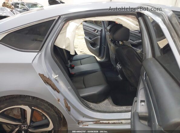 1HGCV2F30MA030449 2021 HONDA ACCORD Blue Widok naklejki z numerem VIN