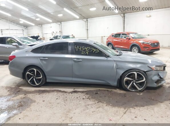 1HGCV2F30MA030449 2021 HONDA ACCORD Blue Widok wnętrza z tyłu