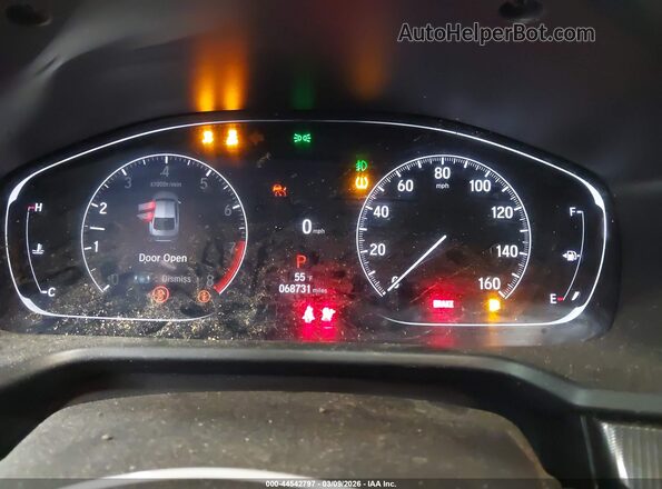 1HGCV2F30MA030449 2021 HONDA ACCORD Blue Widok tylnych siedzeń