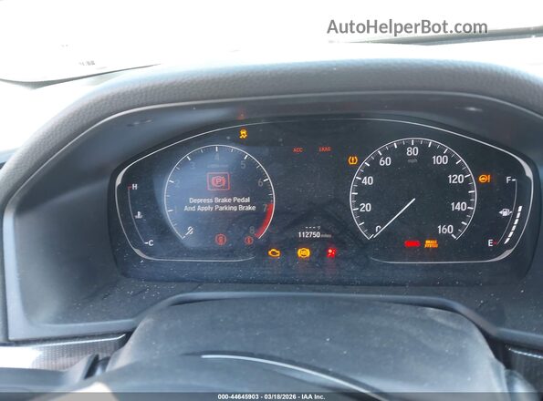 1HGCV2F31KA036077 2019 HONDA ACCORD White Հետևի նստատեղերի տեսք
